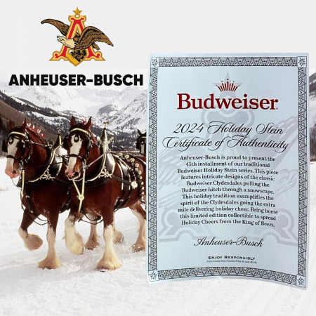 Product image 7 for Budweiser Limited-Edition 2024 Holiday Stein